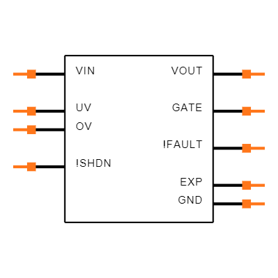 LTC4367CDD-1#TRPBF Symbol