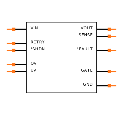 LTC4368CMS-1#PBF Symbol
