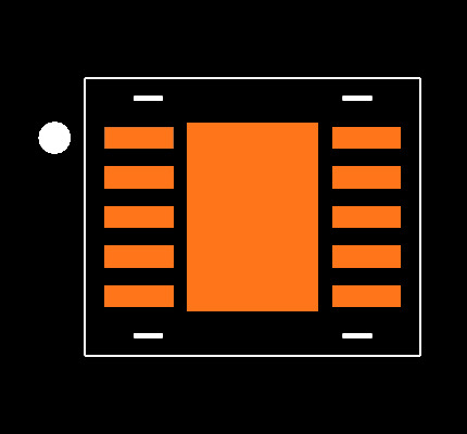 LTC4368IDD-1#TRPBF Footprint