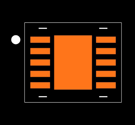 LTC4419IDD#PBF Footprint