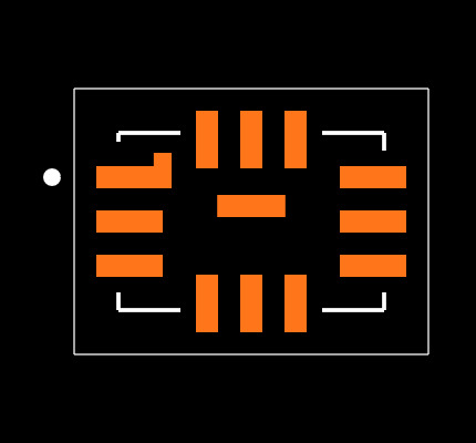 LTC5553IUDB#TRMPBF Footprint