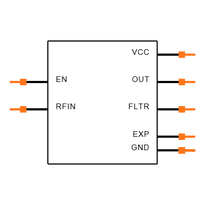 LTC5596IDC#PBF Symbol