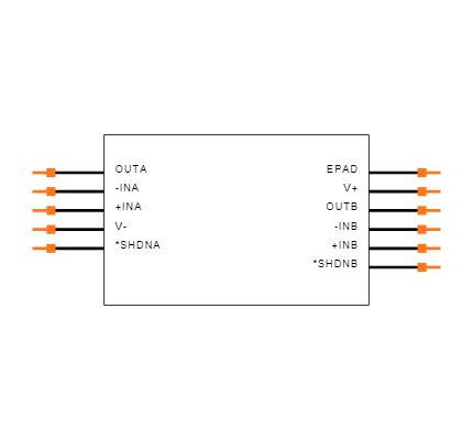 LTC6084HDD#PBF Symbol