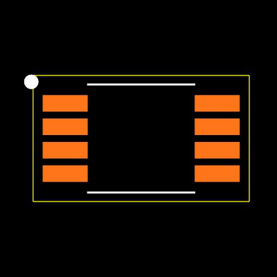 LTC6244HVCMS8#PBF Footprint