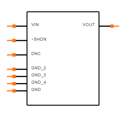 LTC6652AHMS8-2.048#PBF Symbol