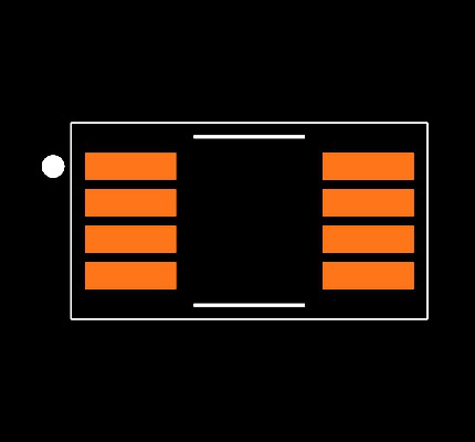 LTC6652BHMS8-5#PBF Footprint
