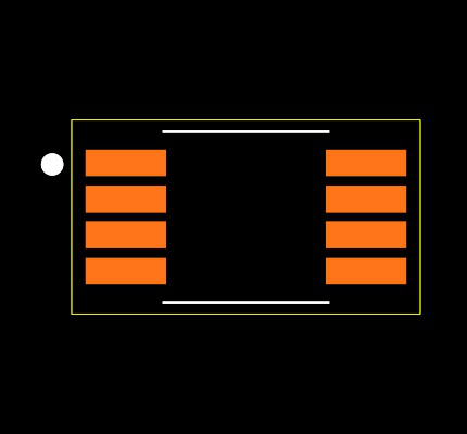 LTC6655BHMS8-3.3#PBF Footprint
