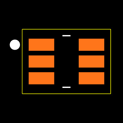 LTC6752HSC6-4#TRMPBF Footprint