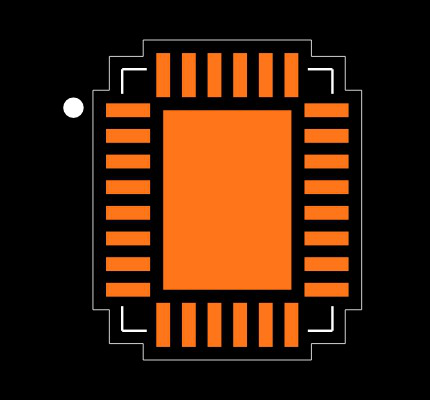 LTC7149IUFD#TRPBF Footprint
