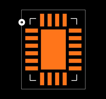 LTC7800EUDC#TRPBF Footprint