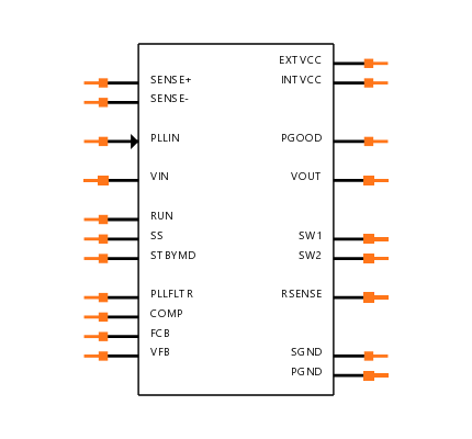 LTM4609EV#PBF Symbol