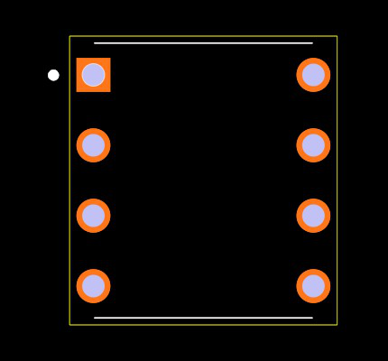 MAX1044CPA Footprint