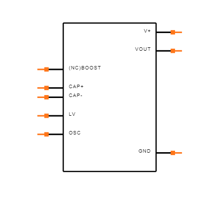 MAX1044CPA Symbol