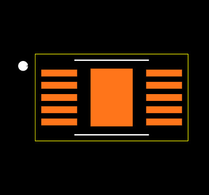 MAX11102AUB+T Footprint