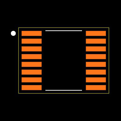 MAX11614EEE+ Footprint