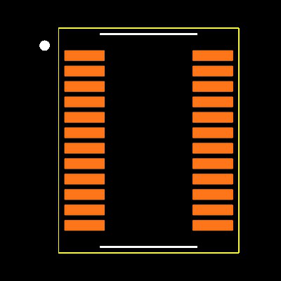 MAX1168BEEG+ Footprint