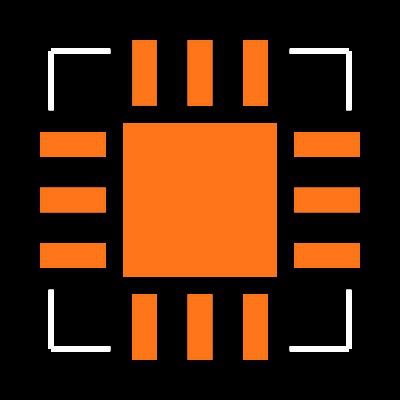 MAX11801ETC+ Footprint