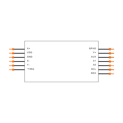 MAX11801ETC+ Symbol