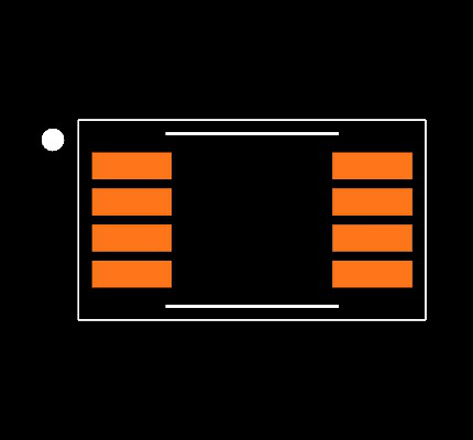 MAX1236EUA+ Footprint