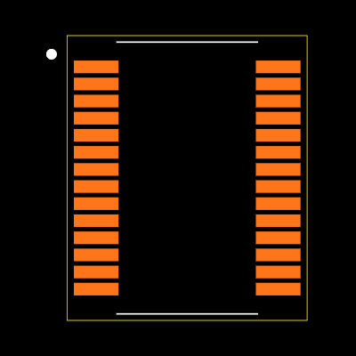 MAX1270BCAI+ Footprint
