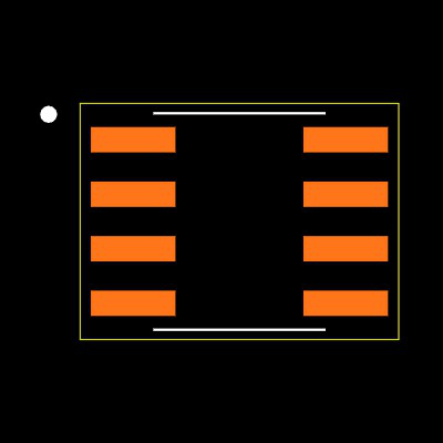 MAX13052ESA+T Footprint