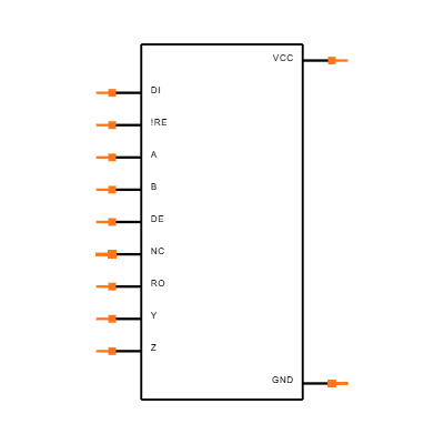 MAX13086EASD+ Symbol