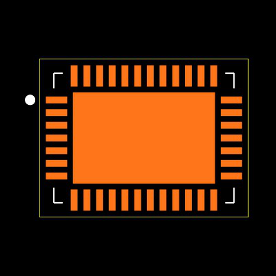 MAX13175EETU+ Footprint