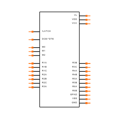 MAX13175EETU+ Symbol