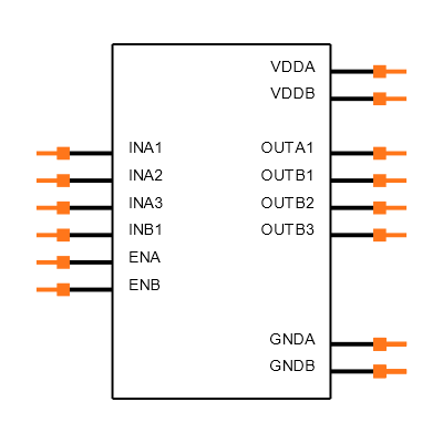MAX14931AAWE+ Symbol