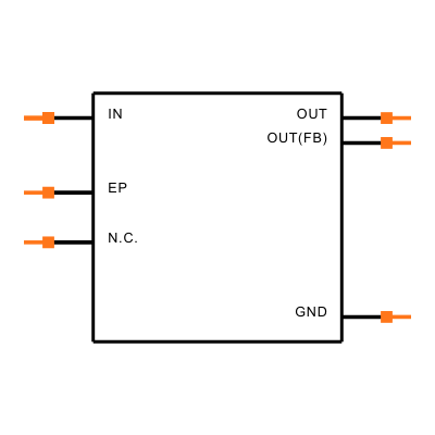MAX15006CATT+ Symbol