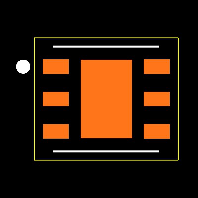 MAX15007BATT+T Footprint