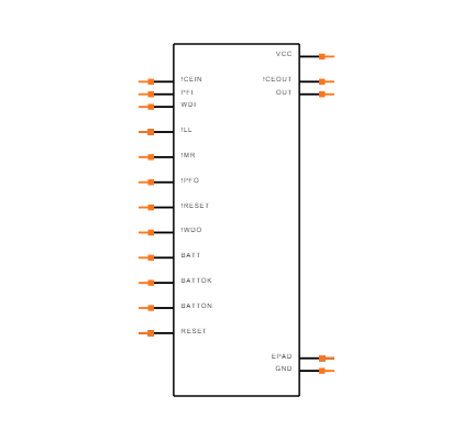 MAX16021PTES+ Symbol