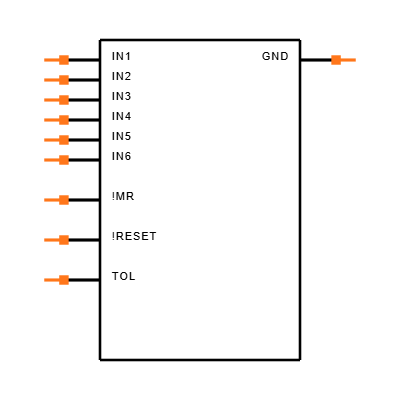 MAX16055BAUB+ Symbol