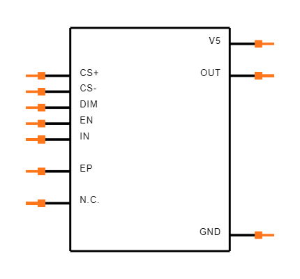 MAX16803ATE+T Symbol