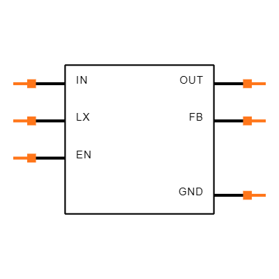 MAX17291ANT+T Symbol