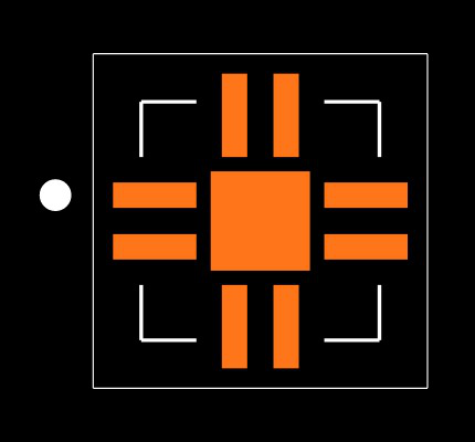 MAX17491GTA+ Footprint