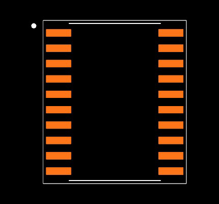 MAX186BEWP+T Footprint