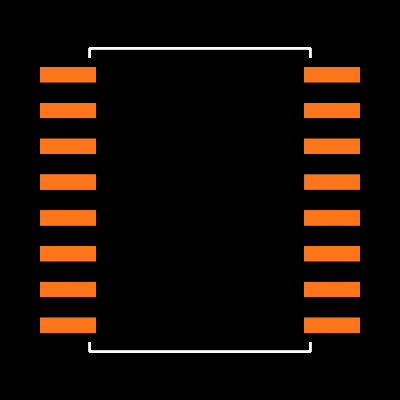MAX202ECWE Footprint