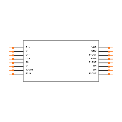 MAX202ECWE Symbol