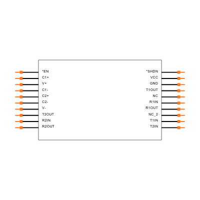 MAX242CAP Symbol