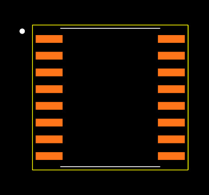 MAX281AEWE+ Footprint