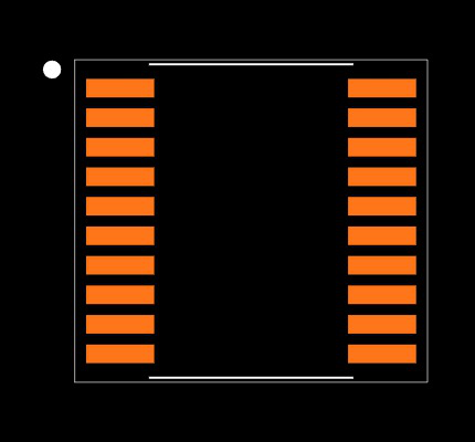 MAX3002EUP+T Footprint