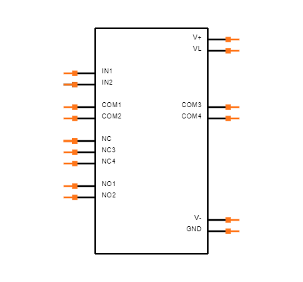 MAX3031ECSE+ Symbol
