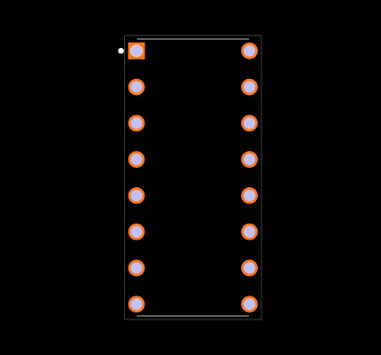 MAX314EPE+ Footprint