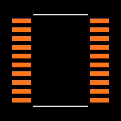 MAX333AEUP Footprint