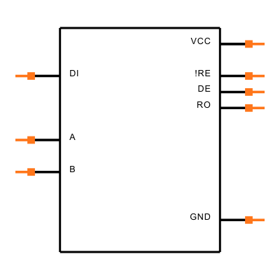 MAX3430CPA+ Symbol