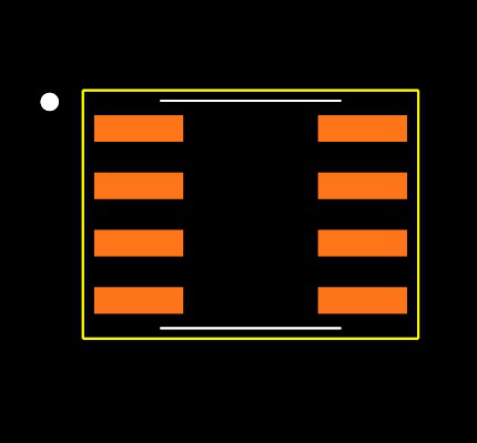 MAX3444EESA+ Footprint