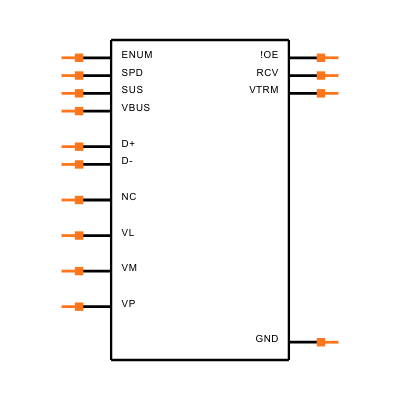 MAX3454EEUD+T Symbol