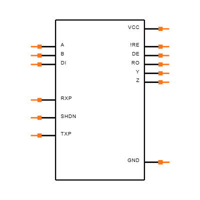 MAX3460CSD+ Symbol
