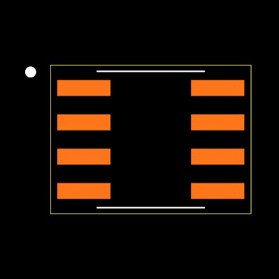 MAX3462CSA+T Footprint